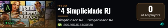 ^4 Simplicidade RJ live status badge