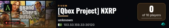 [Qbox Project] NXRP live status badge