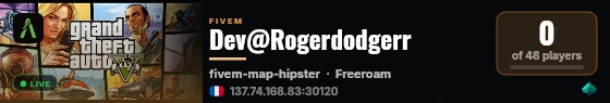 Dev@Rogerdodgerr live status badge
