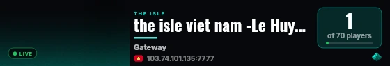 the isle viet nam -Le Huy Toan live status badge