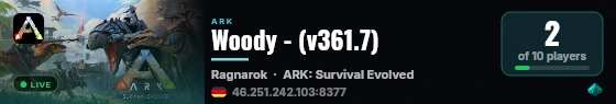 Woody - (v361.7) live status badge