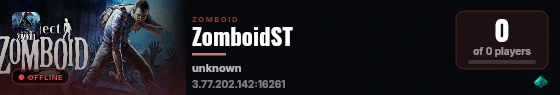 ZomboidST live status badge