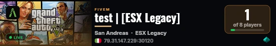 test | [ESX Legacy] live status badge
