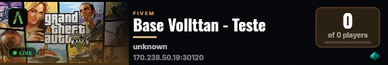 Base Vollttan - Teste live status badge