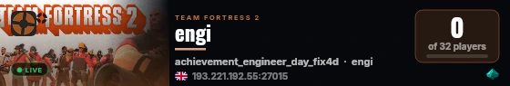 engi live status badge
