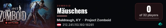 Mäuschens live status badge