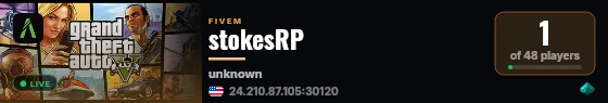 stokesRP live status badge