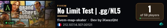 No Limit Test | .gg/NL5 live status badge