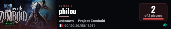 philou live status badge