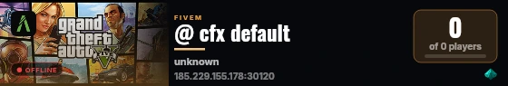 @ cfx default live status badge