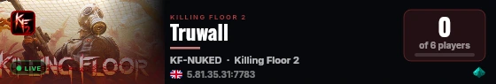 Truwall live status badge