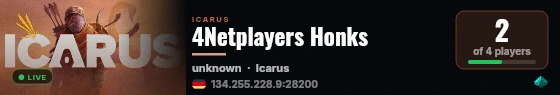 4Netplayers Honks live status badge