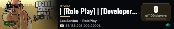 | [Role Play] | [Developer AMIRace] | [Exclusive] | [OWL] [Version 3.0] | live status badge