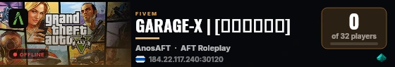 GARAGE-X | [บิดหมด] live status badge