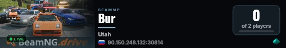 Bur live status badge