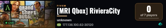 [MRI Qbox] RivieraCity live status badge