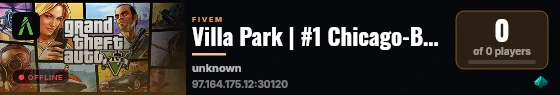 Villa Park | #1 Chicago-Based Server | Serious Community live status badge