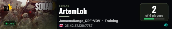 ArtemLoh live status badge