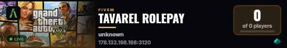 TAVAREL ROLEPAY live status badge