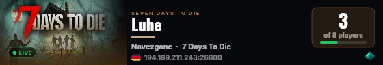Luhe live status badge