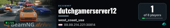 dutchgamerserver12 live status badge