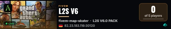 L2S V6 live status badge