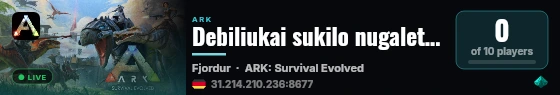 Debiliukai sukilo nugaleti dinozaurus - (v361.7) live status badge