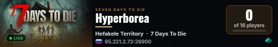 Hyperborea live status badge