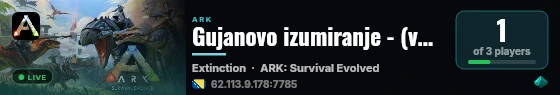 Gujanovo izumiranje - (v358.24) live status badge