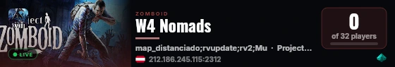 W4 Nomads live status badge