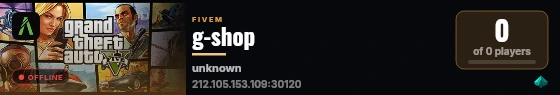 g-shop live status badge