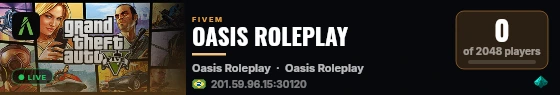 OASIS ROLEPLAY live status badge