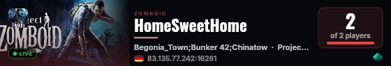 HomeSweetHome live status badge