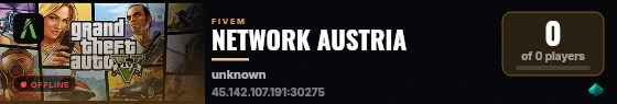 NETWORK AUSTRIA live status badge