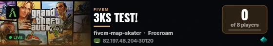 3KS TEST! live status badge