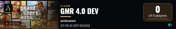 GMR 4.0 DEV live status badge