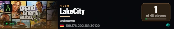 [Qbox Project] LakeCity live status badge