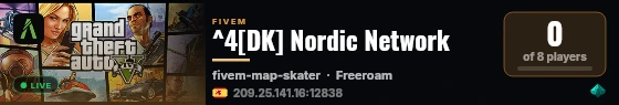 ^4[DK] Nordic Network live status badge