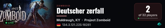 Deutscher zerfall live status badge