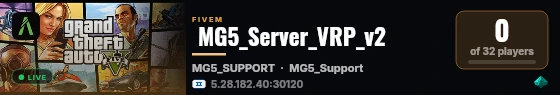 MG5_Server_VRP_v2 live status badge