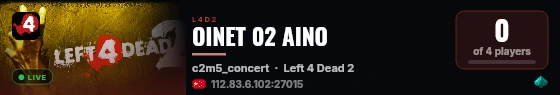 OINET 02 AINO live status badge