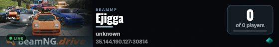 Ejigga live status badge