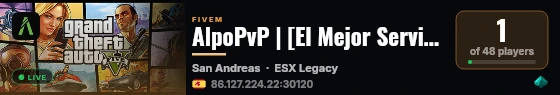 AlpoPvP | [El Mejor Servidor De PvP] live status badge