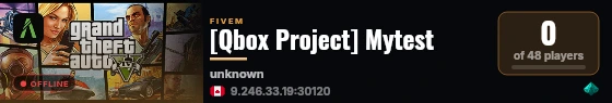 [Qbox Project] Mytest live status badge