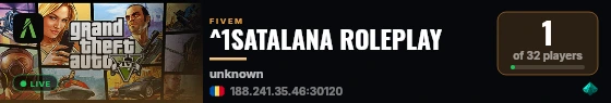 ^1SATALANA ROLEPLAY live status badge