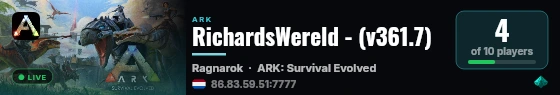 RichardsWereld - (v361.7) live status badge
