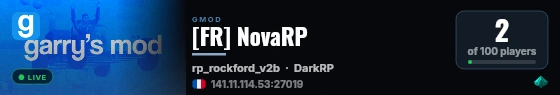 [FR] NovaRP live status badge