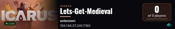 Lets-Get-Medieval live status badge