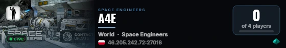 A4E live status badge