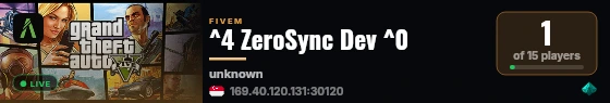 ^4 ZeroSync Dev ^0 live status badge